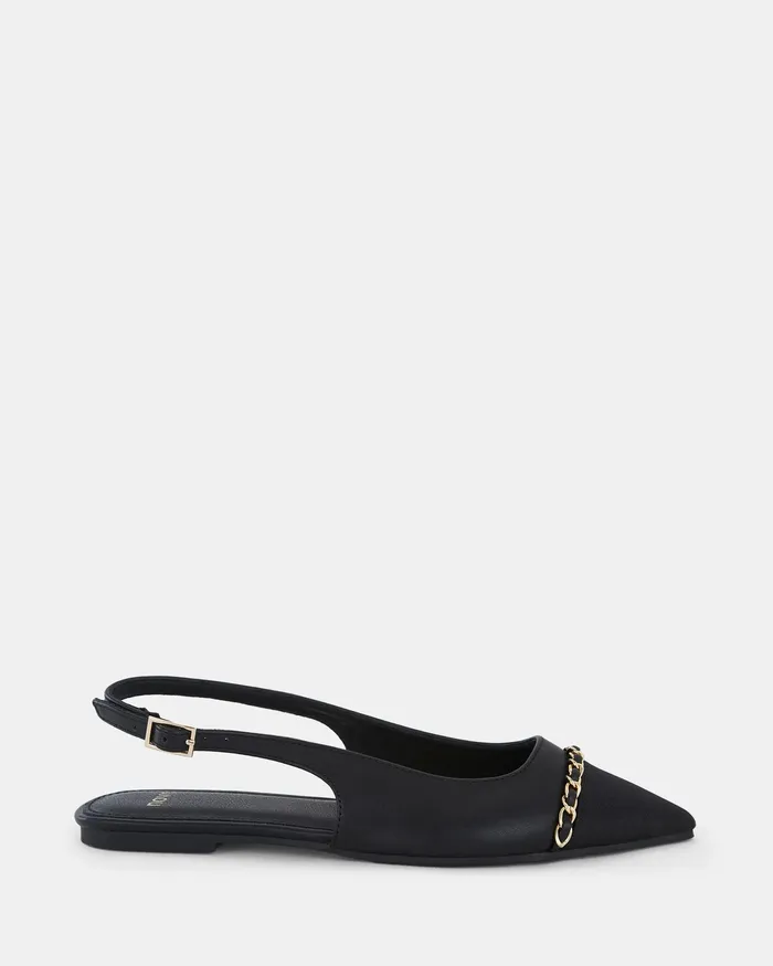Women NOVO Shoes CANDI BLACK Ballet Flats Casuals