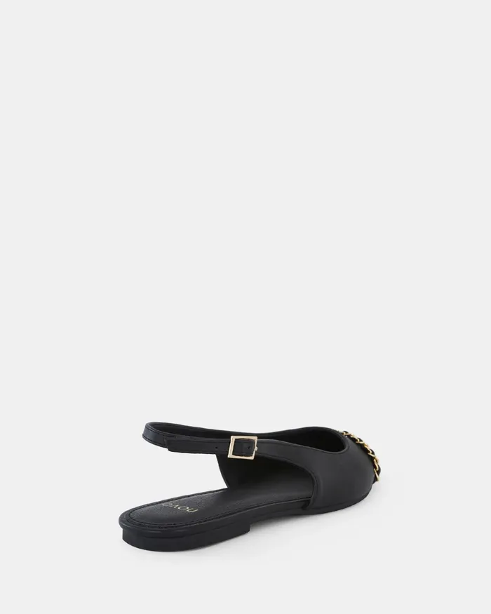 Women NOVO Shoes CANDI BLACK Ballet Flats Casuals