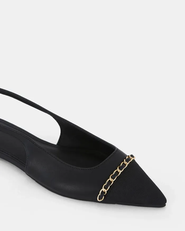 Women NOVO Shoes CANDI BLACK Ballet Flats Casuals