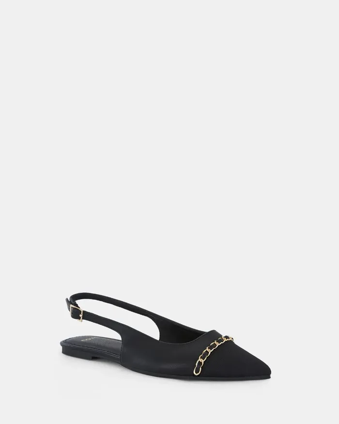 Women NOVO Shoes CANDI BLACK Ballet Flats Casuals