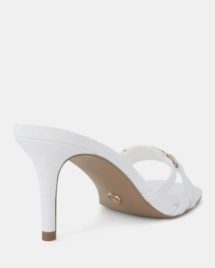 Women NOVO Shoes URSINO WHITE LIZARD Stilettos Party