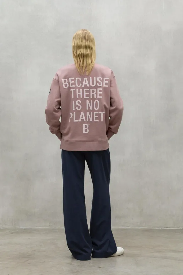 Women Pink Storm Sweatshirt Ecoalf Sweatshirts