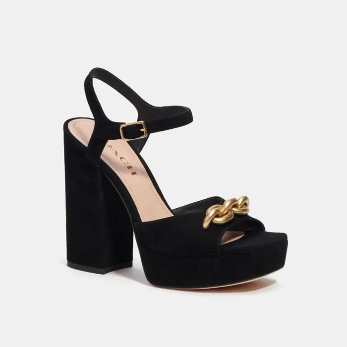 Women Sandals Coach Nicolette Sandal Black