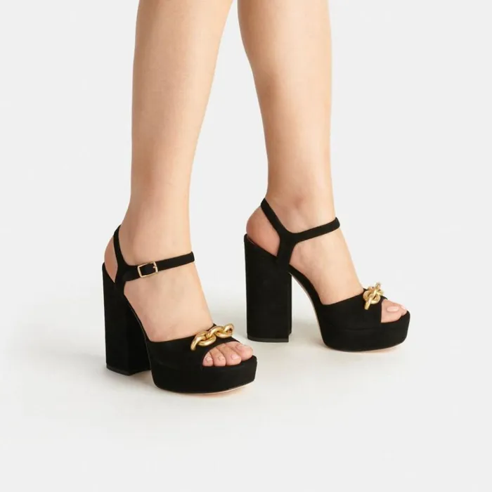 Women Sandals Coach Nicolette Sandal Black
