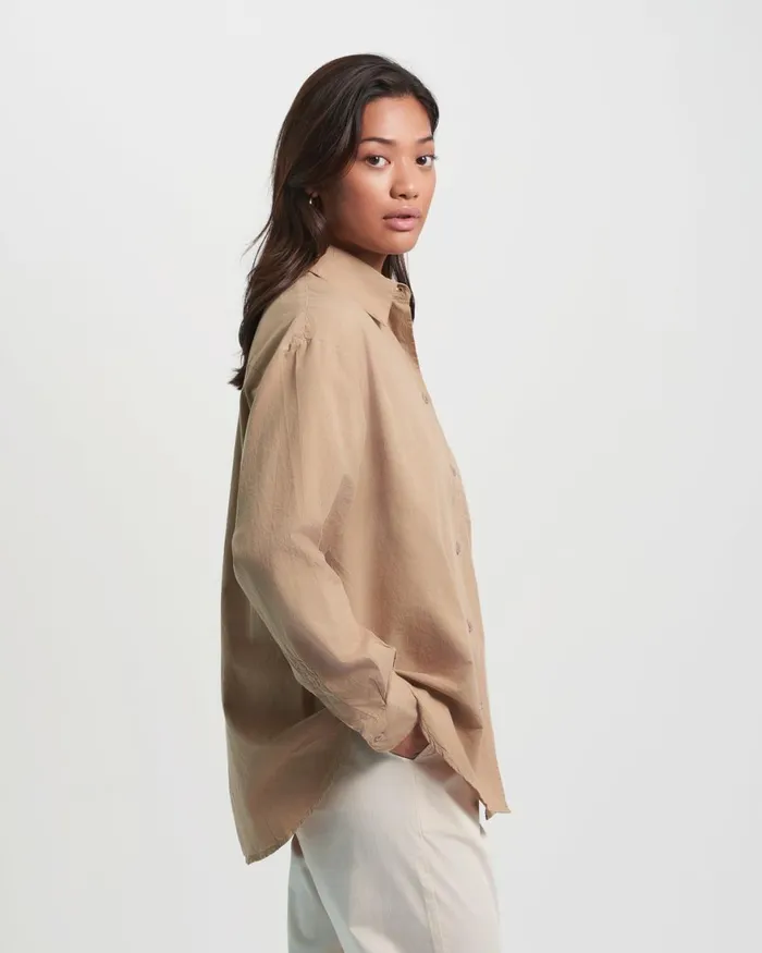 Women Shirts Colorful Standard Organic Oversized Shirt Pacific Blue