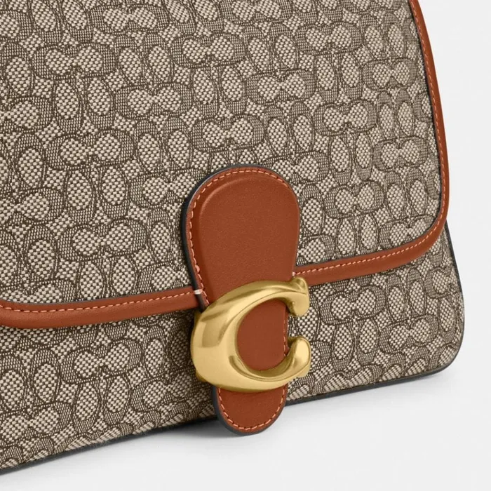 Women Shoulder Bags and Hobos Coach Soft Tabby Shoulder Bag In Micro Signature Jacquard Brasscocoa Burnished Amb Women Shoulder Bags and Hobos Coach Soft Tabby Shoulder Bag In Micro Signature Jacquard Brasscocoa Burnished Amb