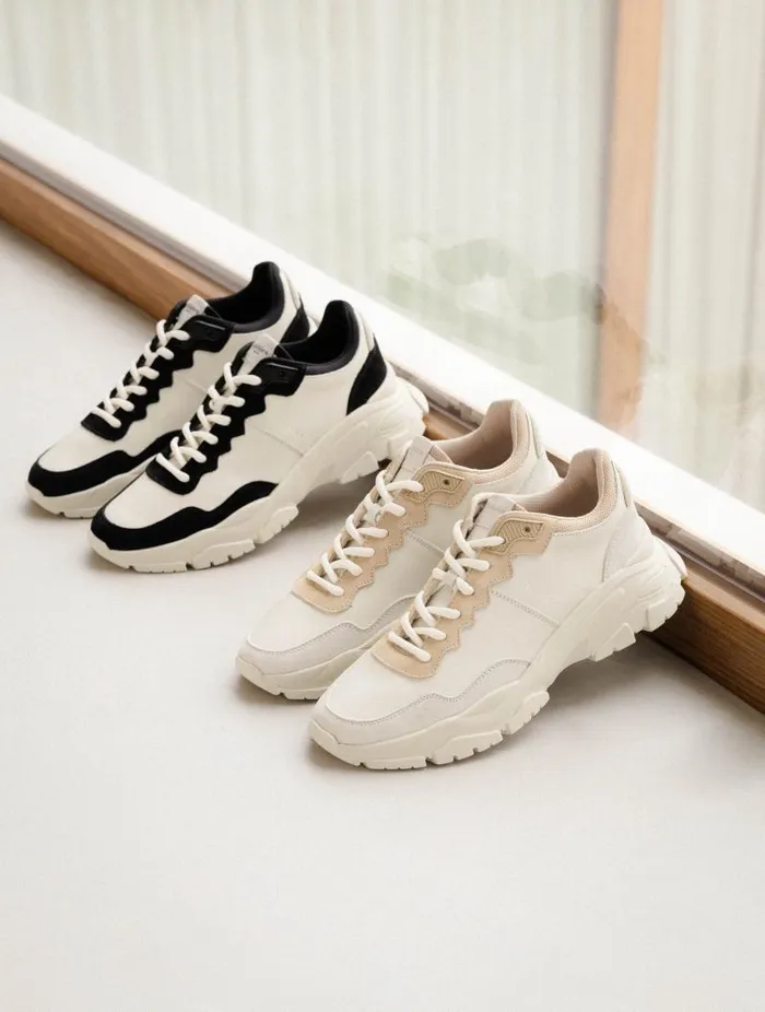 Women Sneakers Bobbies Rinjani Off White and Milos Beige Women Sneakers Bobbies Rinjani Off White and Milos Beige
