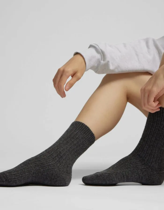 Women Socks Colorful Standard Merino Wool Blend Sock Oxblood Red
