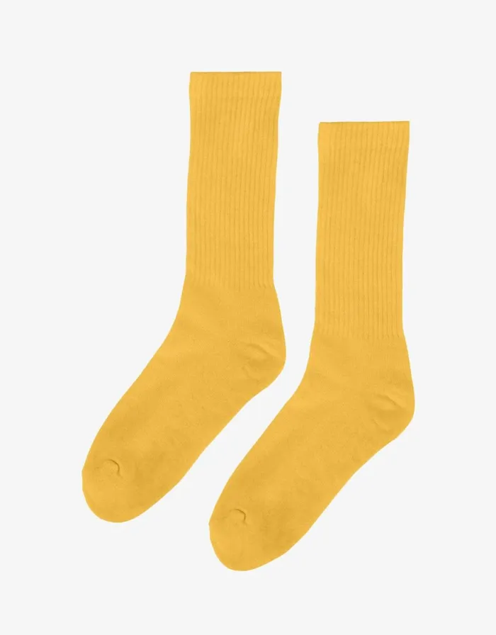 Women Socks Colorful Standard Organic Active Sock Burned Yellow