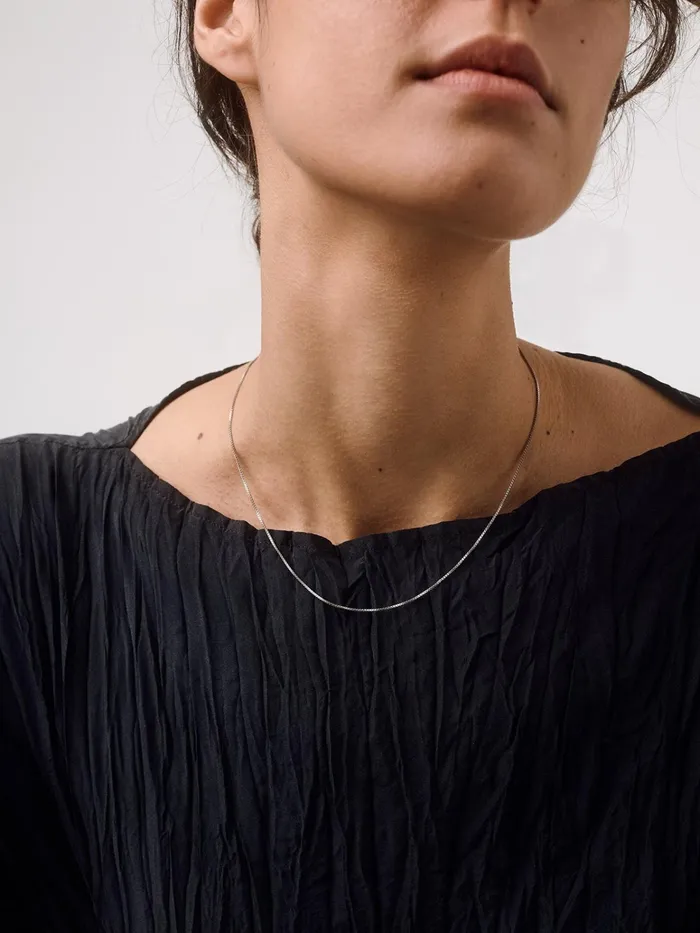 Women Stevie PalladiumPlated Chain Necklace Aeyde Necklaces