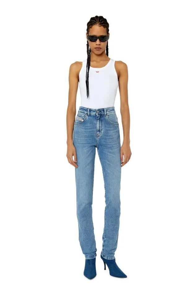 Women Straight Jeans 1994 9b92l Light Blue Diesel Straight