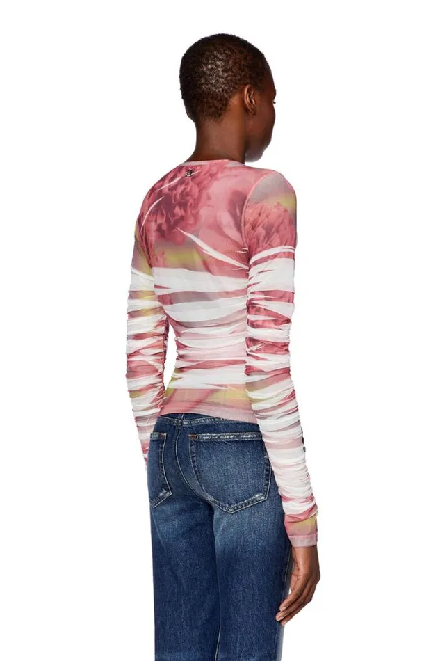 Women TAmi Pink Diesel Tshirts And Tops Women TAmi Pink Diesel Tshirts And Tops