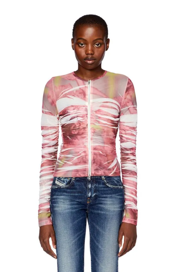 Women TAmi Pink Diesel Tshirts And Tops Women TAmi Pink Diesel Tshirts And Tops
