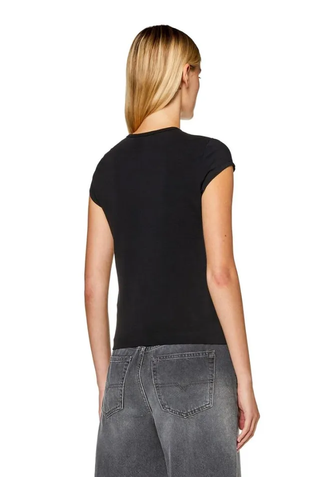 Women TAngie Black Diesel Tshirts And Tops Women TAngie Black Diesel Tshirts And Tops