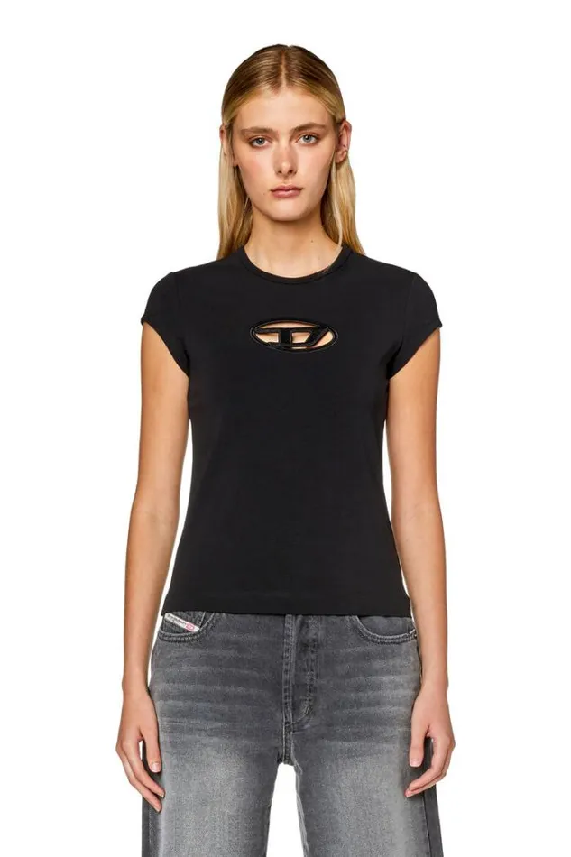 Women TAngie Black Diesel Tshirts And Tops Women TAngie Black Diesel Tshirts And Tops