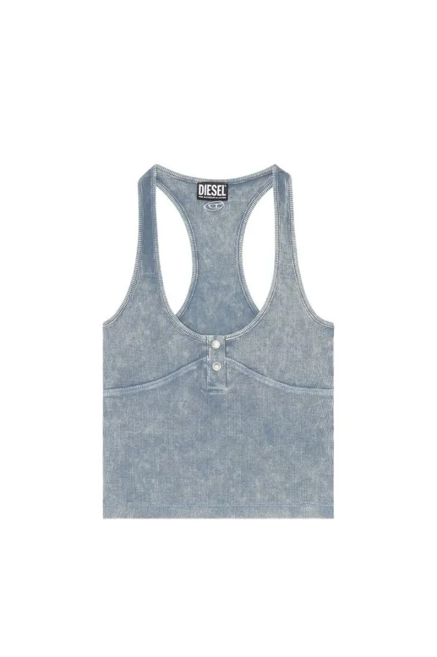 Women TAniesse Light Blue Diesel Tshirts And Tops Women TAniesse Light Blue Diesel Tshirts And Tops
