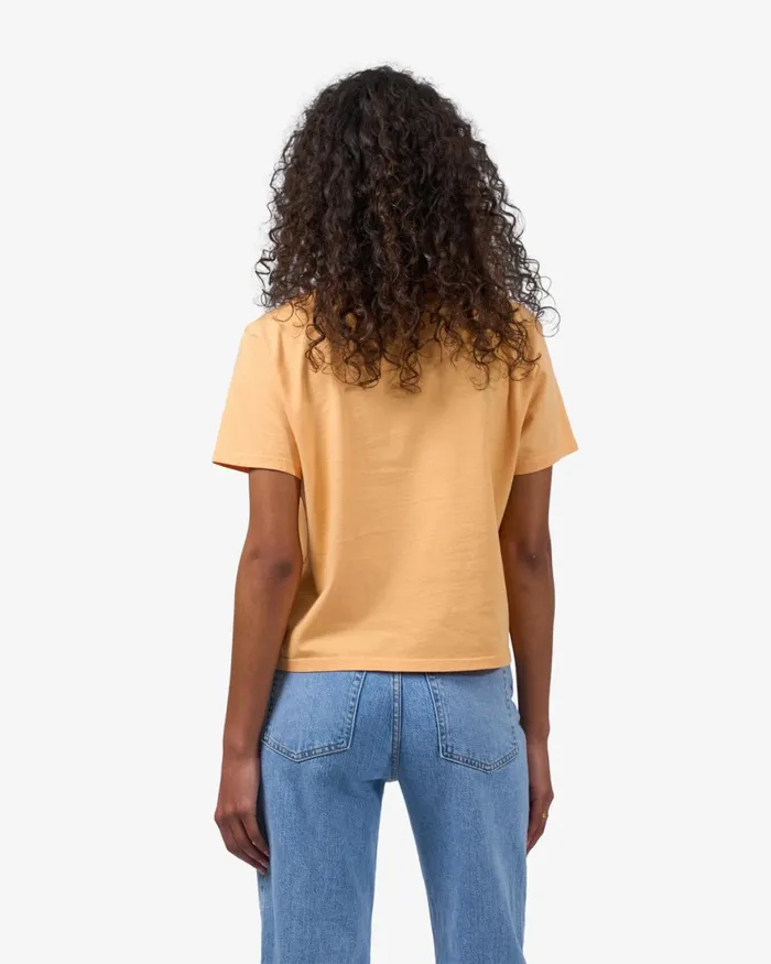 Women TShirts Colorful Standard Organic Boxy Crop Tee Faded Pink