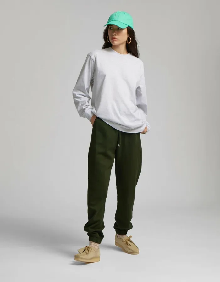 Women TShirts Colorful Standard Oversized Organic LS TShirt Lava Grey