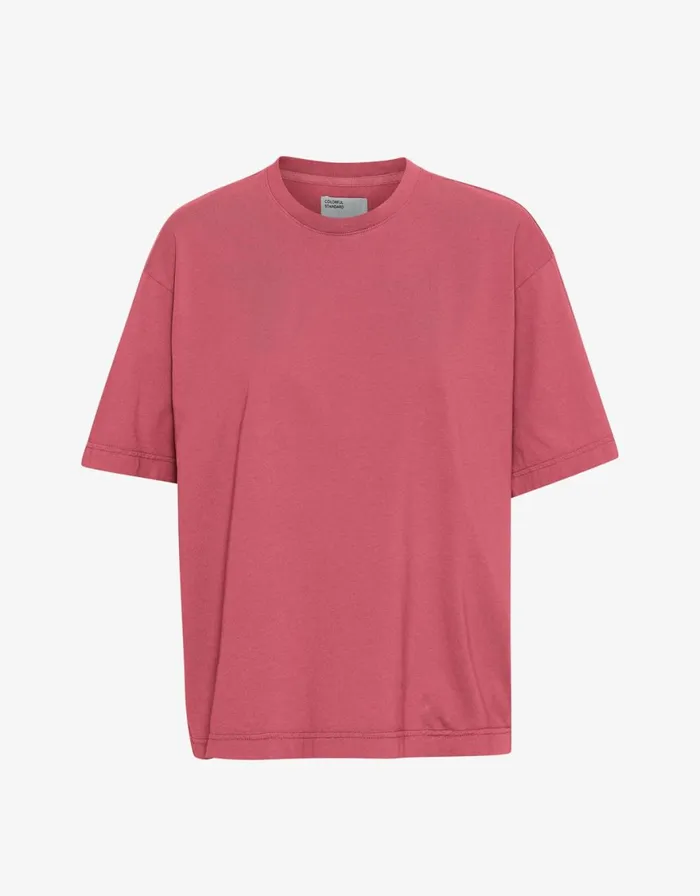 Women TShirts Colorful Standard Oversized Organic TShirt Raspberry Pink