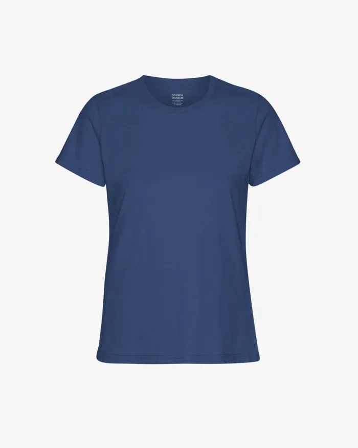 Women TShirts Colorful Standard Women Light Organic Tee Marine Blue