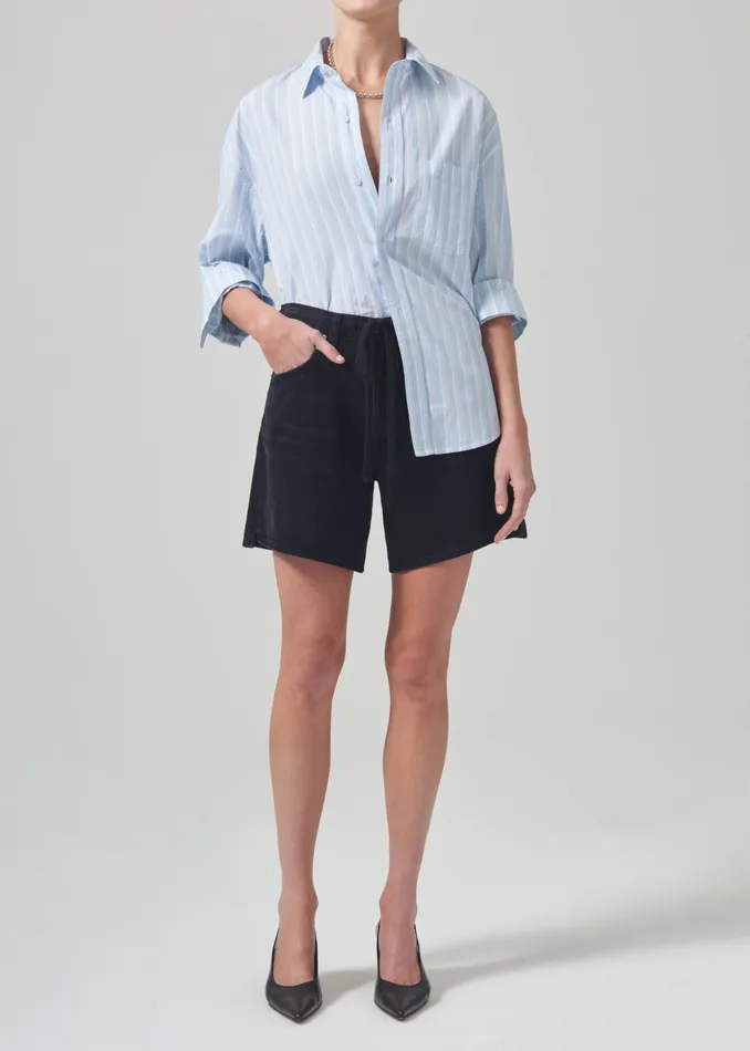 Women Tops Citizens Of Humanity Kayla Shirt In Marino Stripe