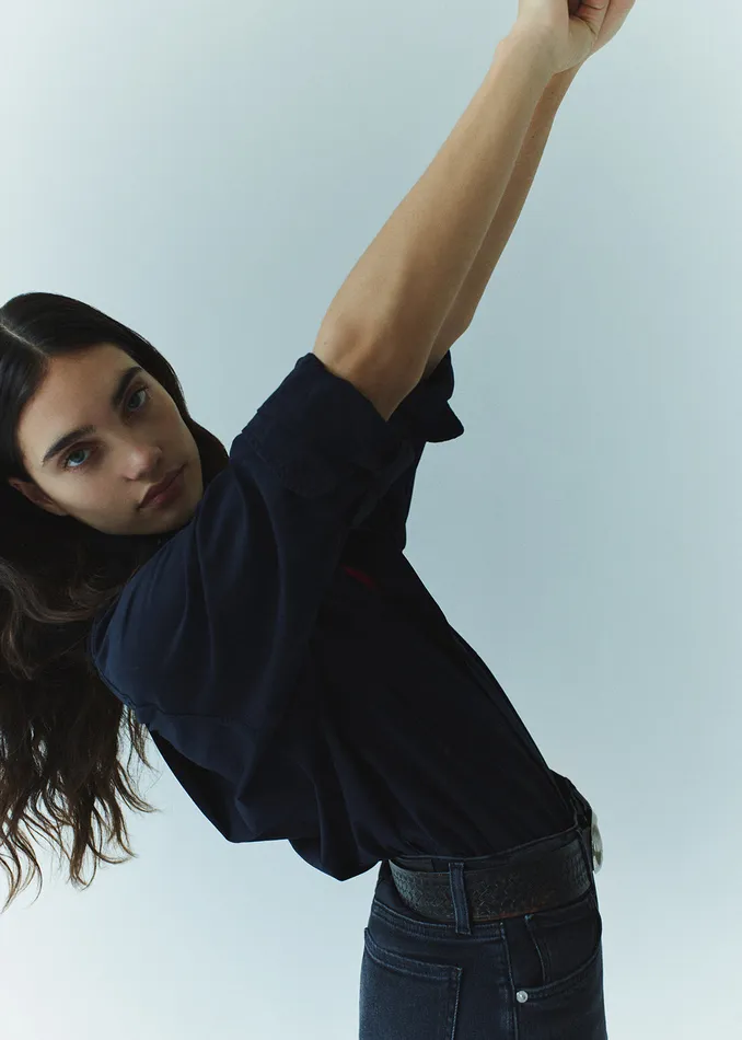 Women Tops Citizens Of Humanity Kayla Shirt In Navy
