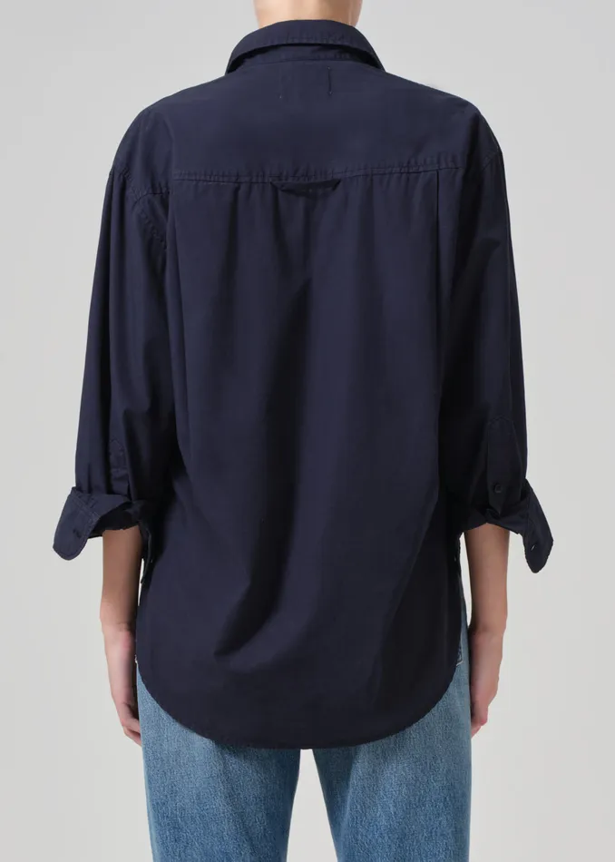 Women Tops Citizens Of Humanity Kayla Shirt In Navy