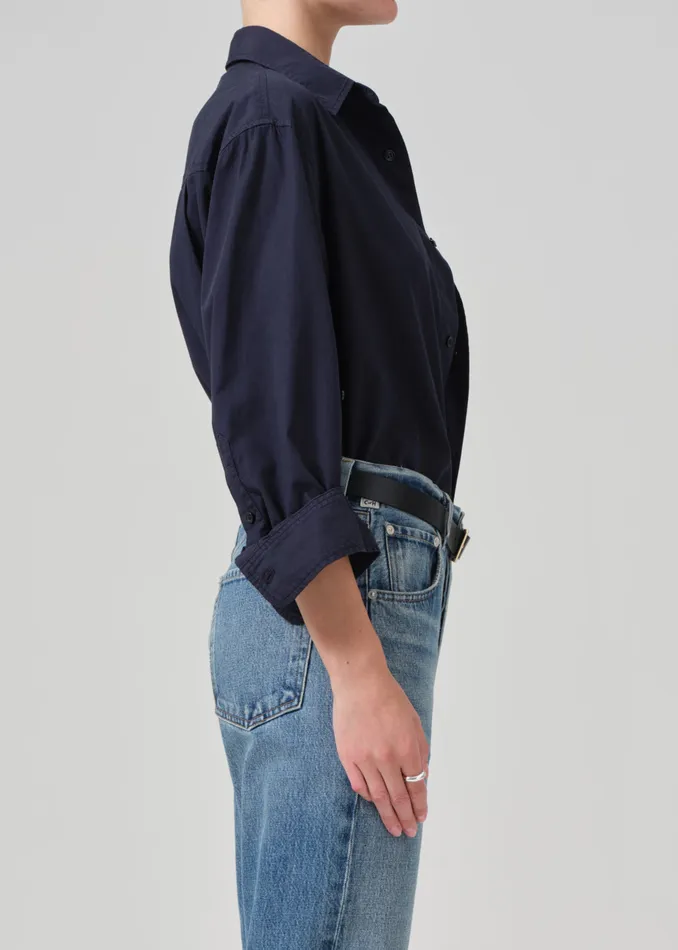 Women Tops Citizens Of Humanity Kayla Shirt In Navy