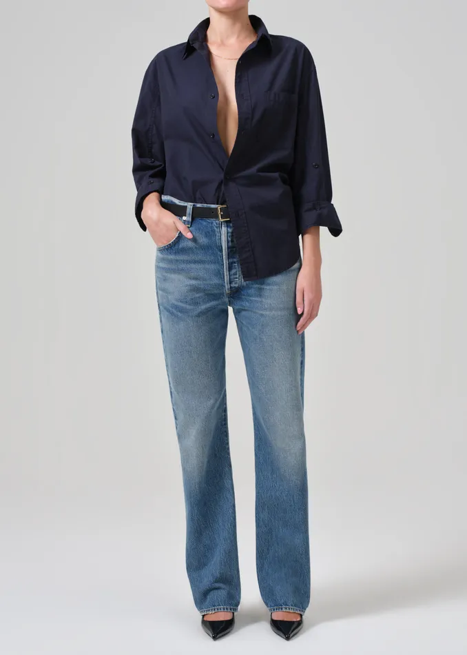 Women Tops Citizens Of Humanity Kayla Shirt In Navy