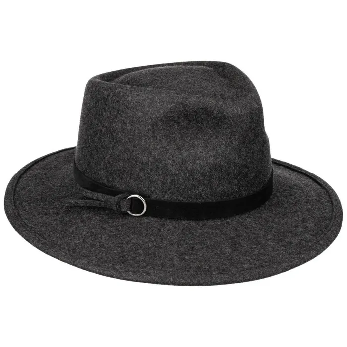 Women Traveler Hats Mayser Leo Plus Traveller Wool Hat Anthracite