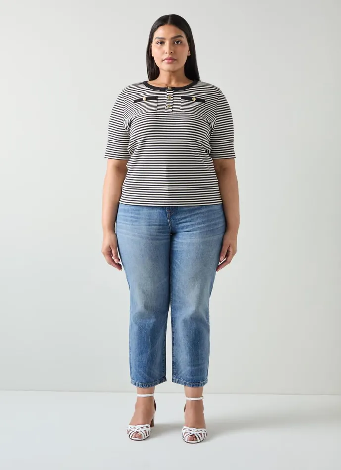 Women Trousers LKBennett Fara Mid Indigo Denim Cropped Jeans Indigo Women Trousers LKBennett Fara Mid Indigo Denim Cropped Jeans Indigo