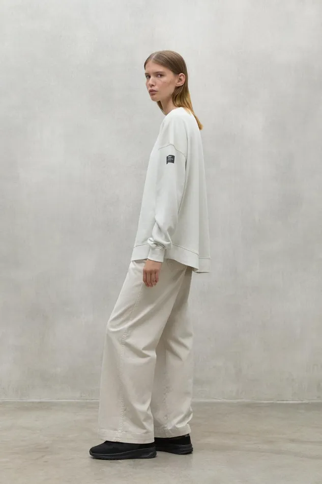 Women White Elvas Sweatshirt Ecoalf Sweatshirts