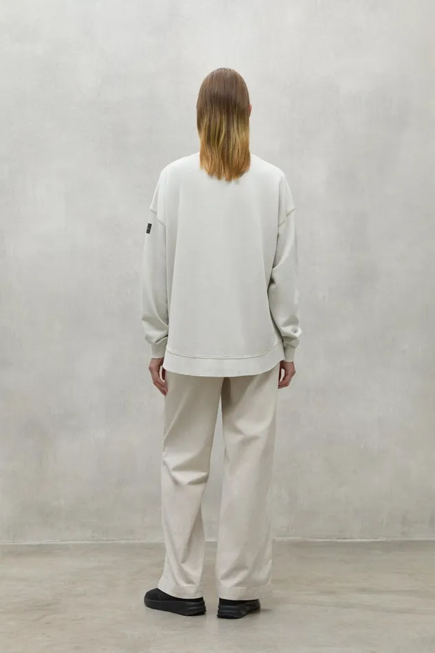 Women White Elvas Sweatshirt Ecoalf Sweatshirts