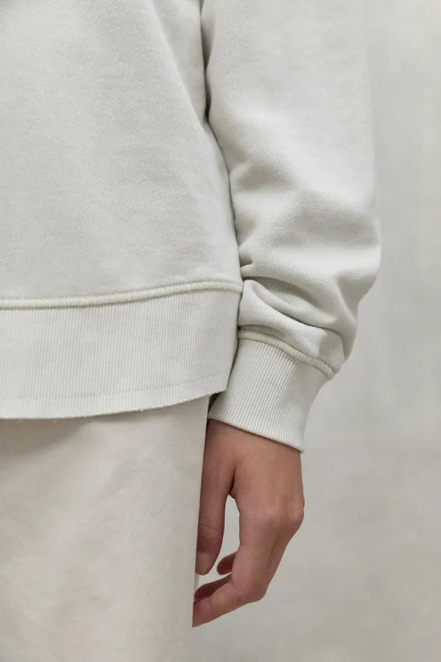 Women White Elvas Sweatshirt Ecoalf Sweatshirts