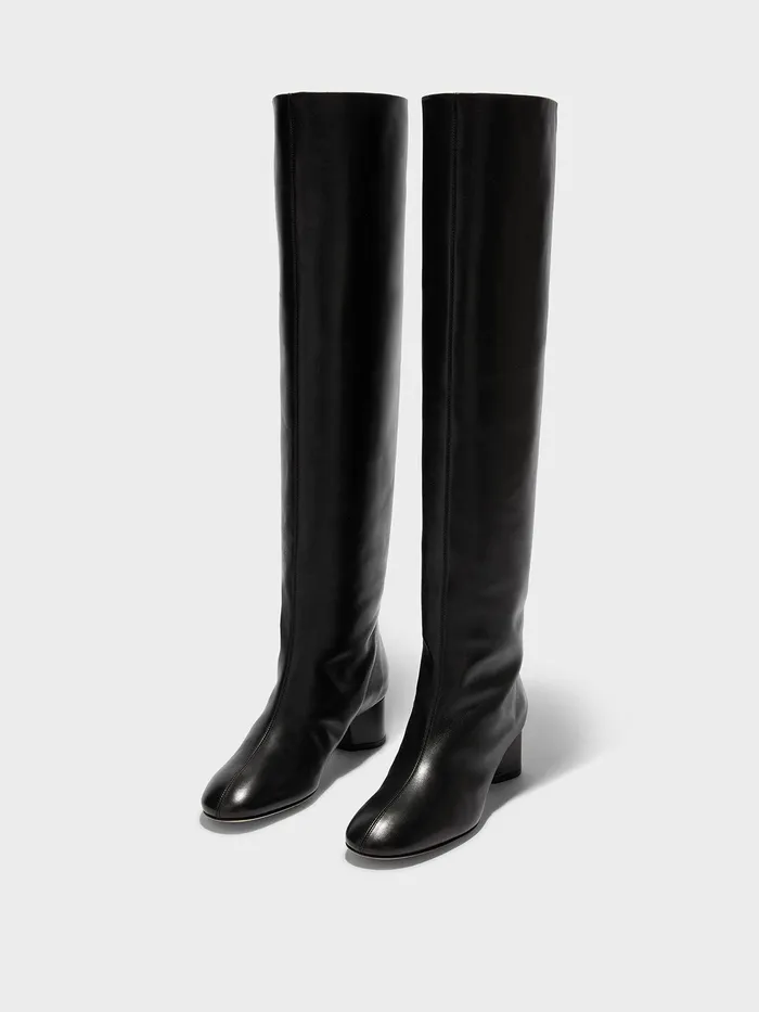 Women Willa Leather OverKnee Boots Aeyde KneeHigh Boots