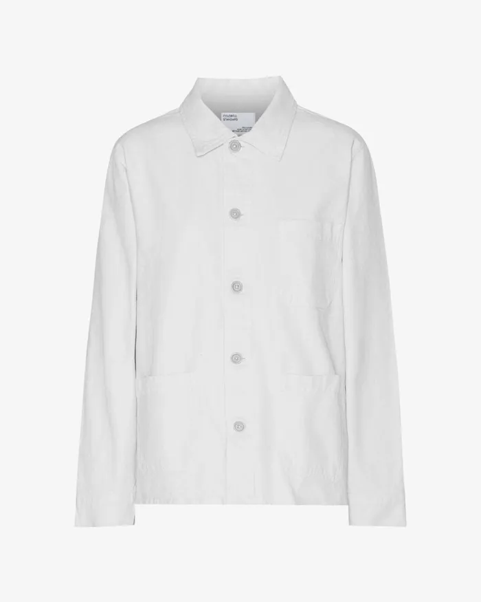 Women Workwear Jackets Colorful Standard Organic Workwear Jacket Optical White
