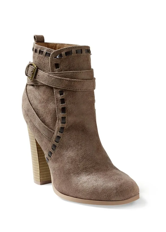WRAP STITCH DETAIL BOOTIES Taupe Women VENUS Boots and Booties