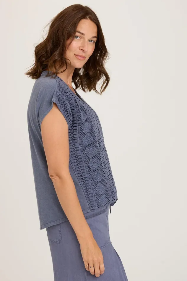 XCVI Eaves Top Women ShirtsBlouses