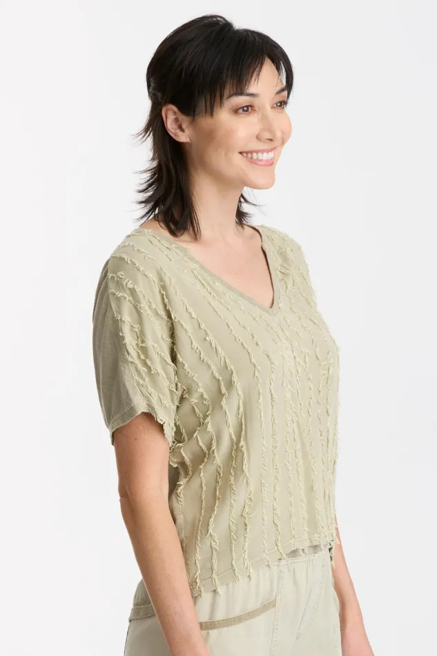 XCVI Jarvis VNeck Women ShirtsBlouses