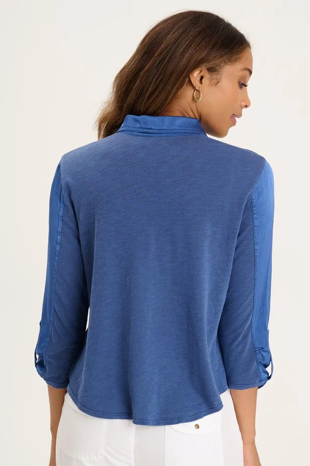 XCVI Sedgwick SnapUp Women ShirtsBlouses
