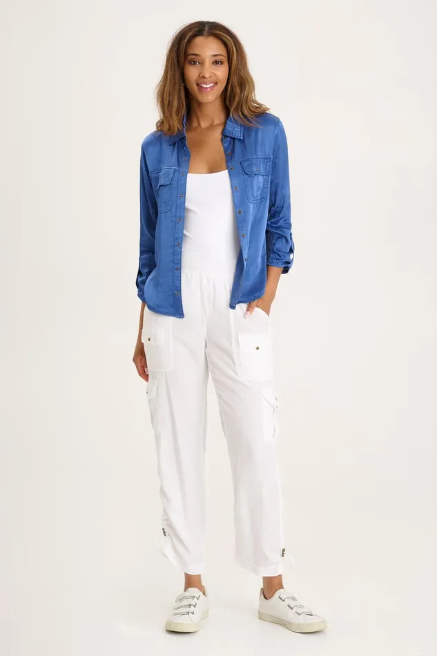 XCVI Sedgwick SnapUp Women ShirtsBlouses