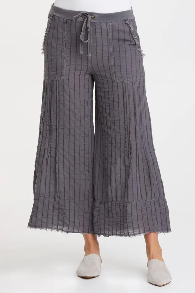 XCVI Striped Ace Pant Women Crops