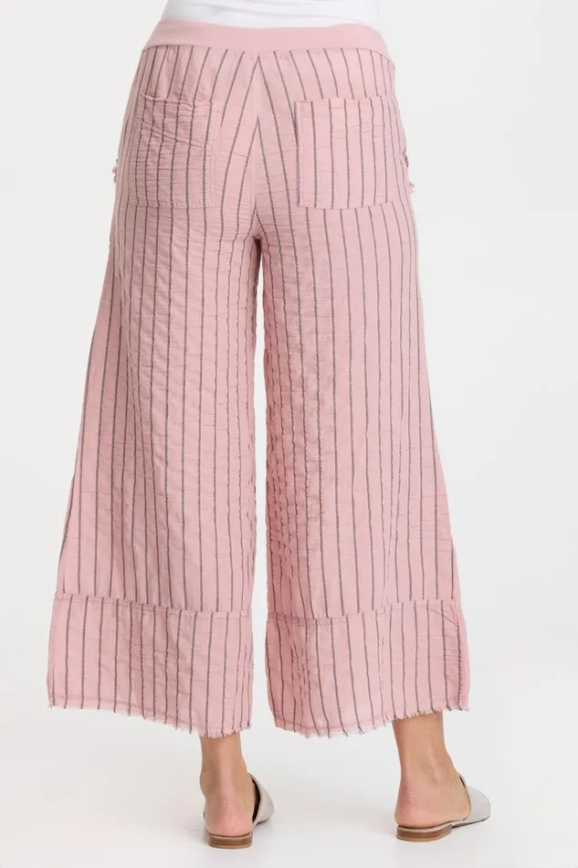 XCVI Striped Ace Pant Women Crops