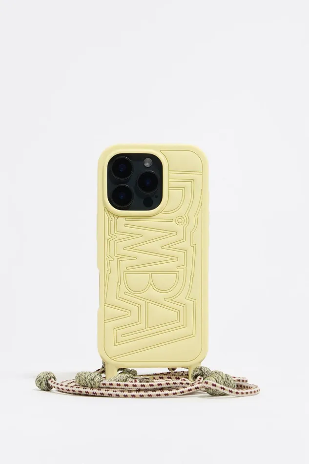 Yellow Silicone IPhone 15 Pro Case Yellow Women Bimba Y Lola Phone Cases