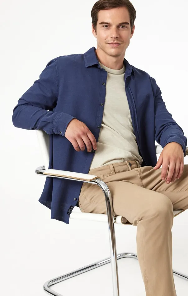Zach Straight Leg In Khaki Casual Twill Men Mavi Jeans Pants Zach Straight Leg In Khaki Casual Twill Men Mavi Jeans Pants