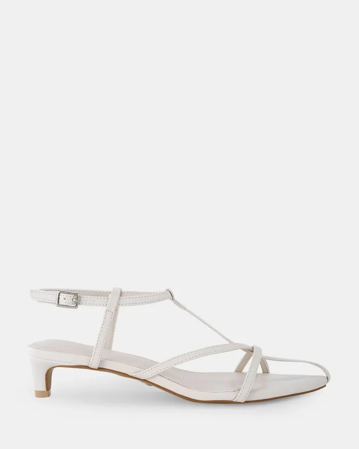 ZAGE CREAM Kitten Heels Party NOVO Shoes Women