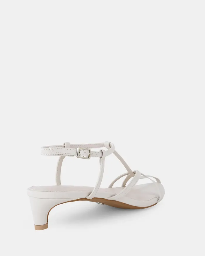 ZAGE CREAM Kitten Heels Party NOVO Shoes Women