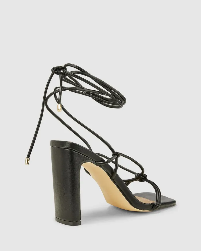 ZIVA BLACK High Heels Women Party NOVO Shoes
